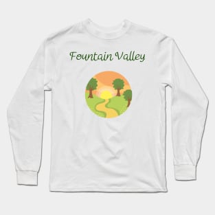 City Of Fountain Valley Long Sleeve T-Shirt